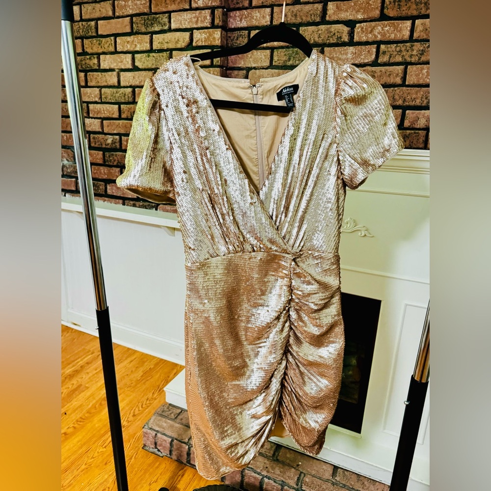 Aidan Mattox Sequin Mini Dress